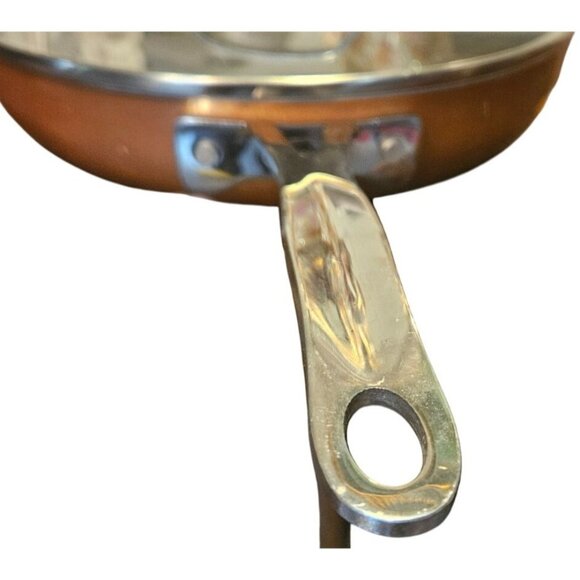 2 Fry Pan Gotham Steel 10" Nonstick  #1 & #2 Glass Lid 3.75qt Cookware - Picture 13 of 15